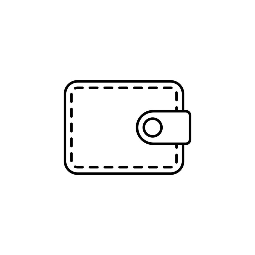 handtas lijn vector icoon illustratie