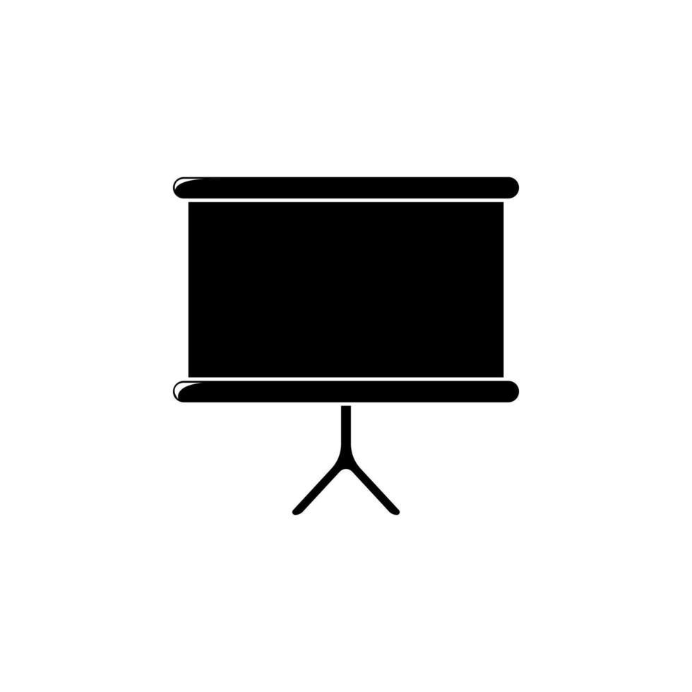 scherm voor projector vector icoon illustratie