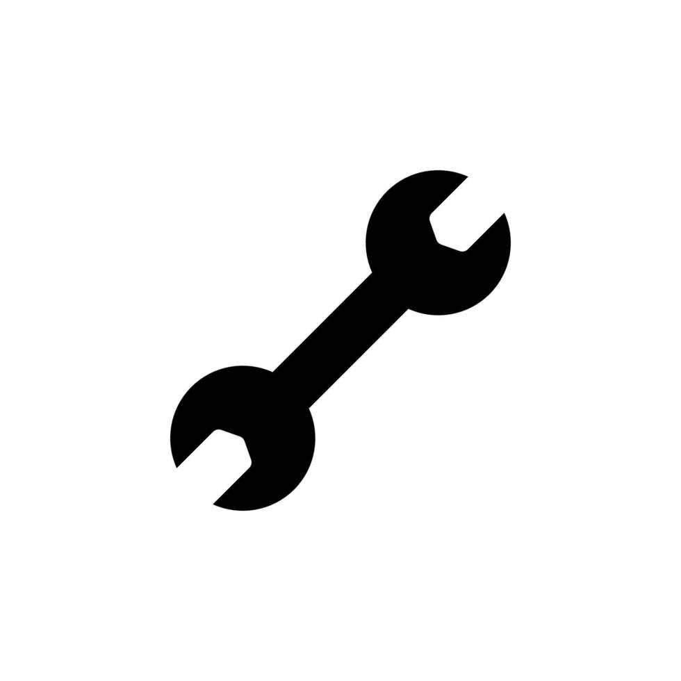 moersleutel gereedschap vector icoon illustratie