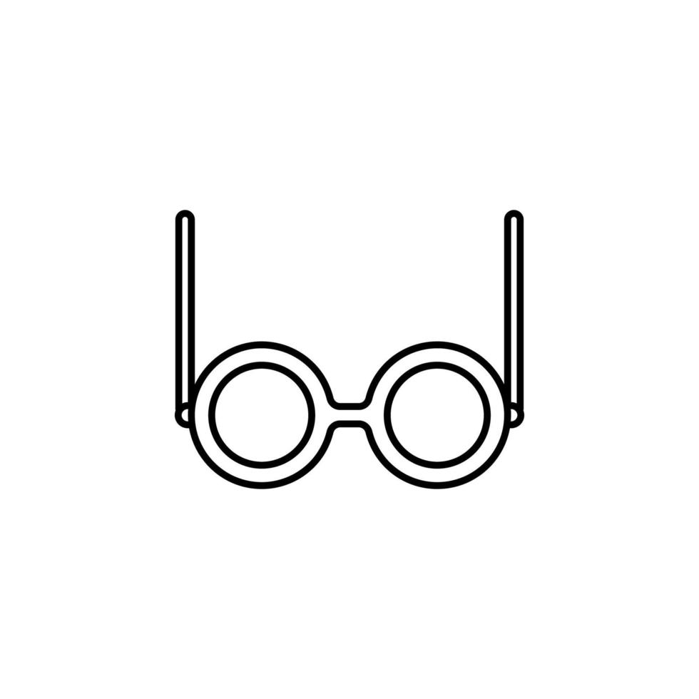 bril vector icoon illustratie