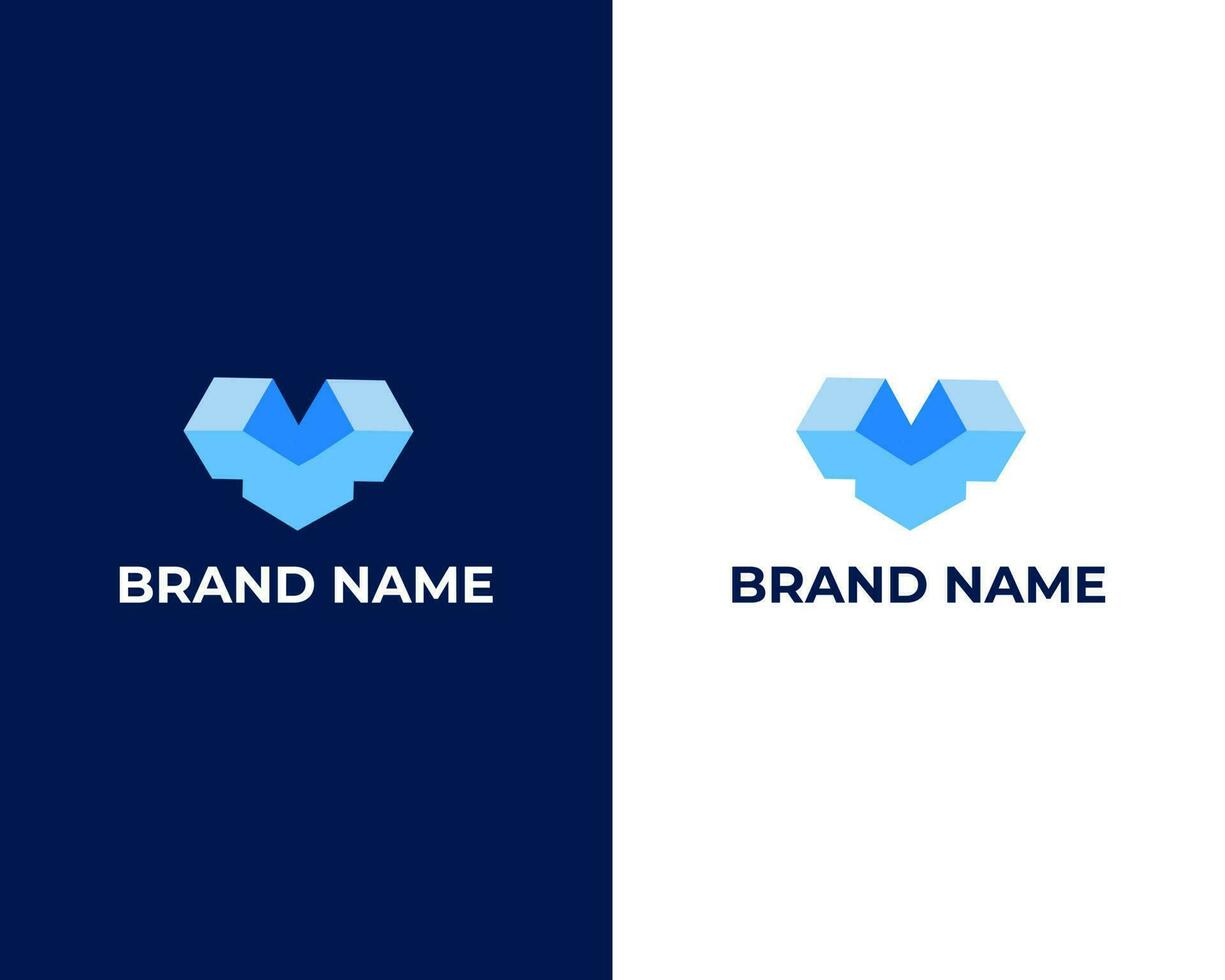 brief v adelaar vorm logo met creatief adelaar logo vector illustratie