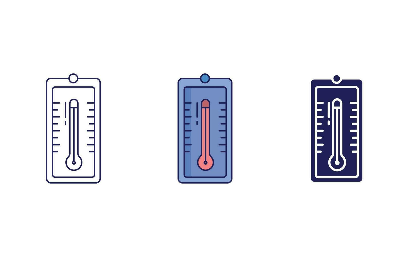 thermometer vector pictogram