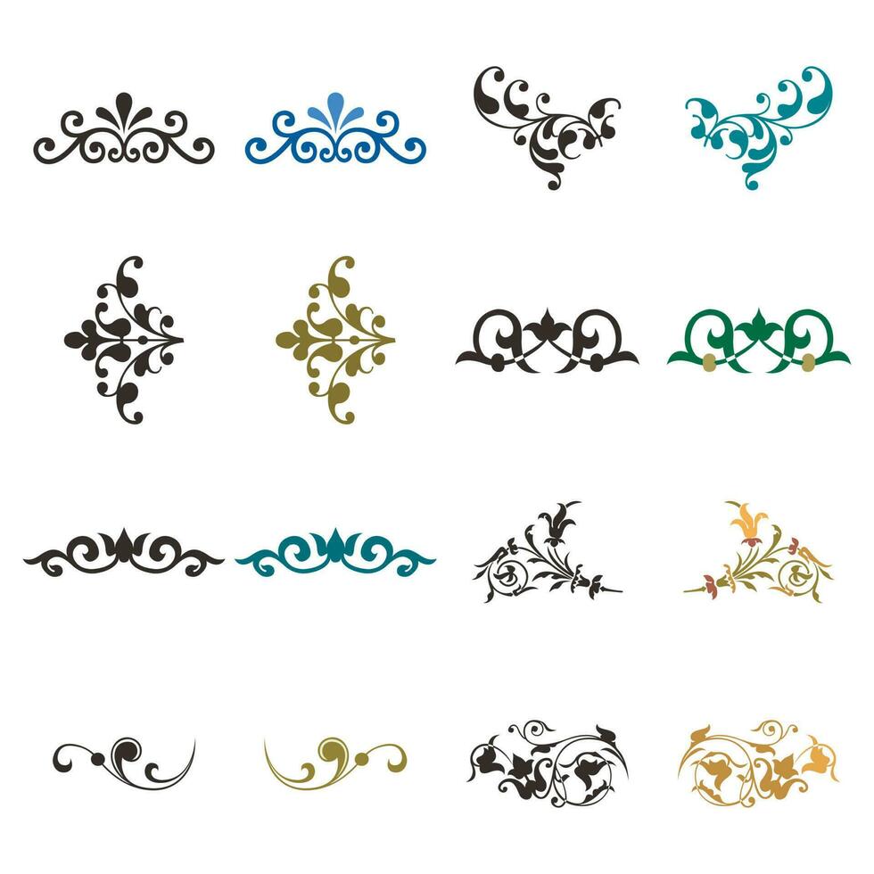 divers Islamitisch ornament vector ontwerpen