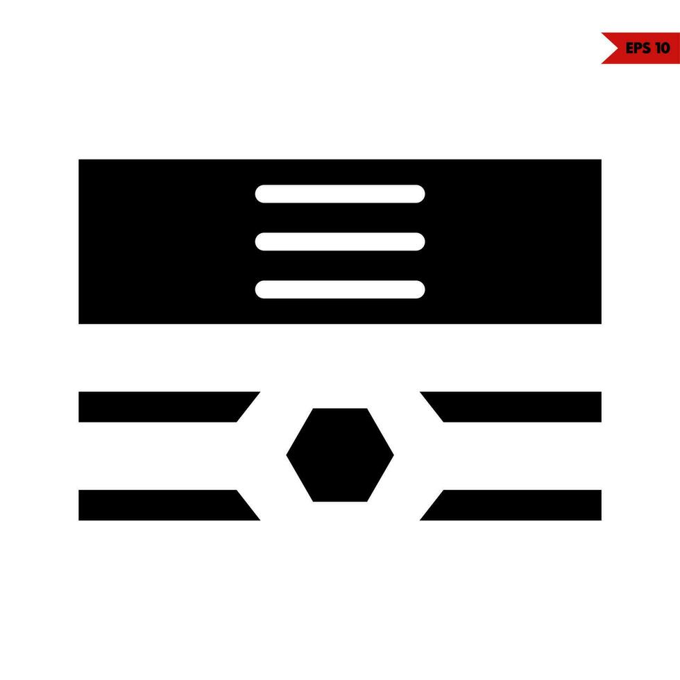 glyph-pictogram bestand vector