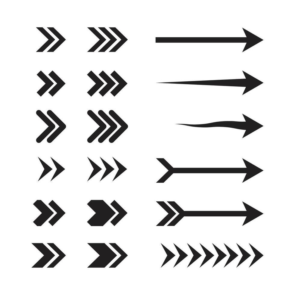 directioneel pijlen premie vector illustratie