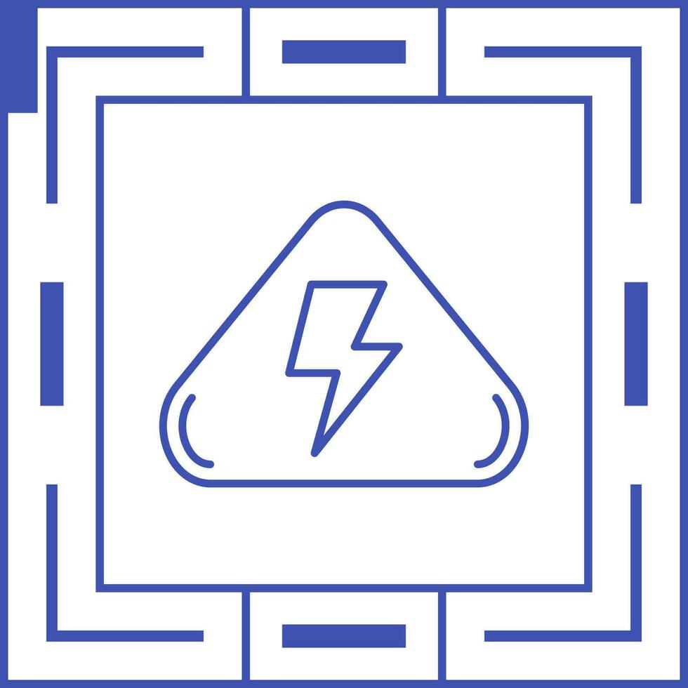 elektrisch risico vector icoon