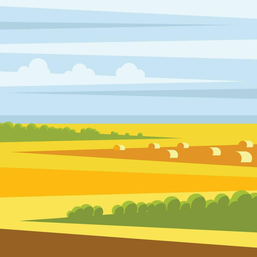 natuurlijk landschap klem kunst, geïsoleerd achtergrond. vector