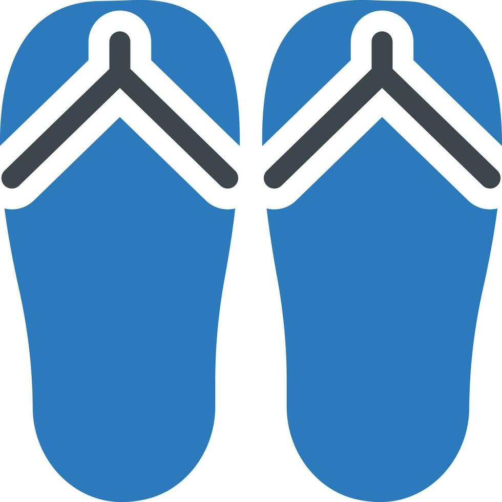 flip flop vectorillustratie op een background.premium kwaliteit symbolen.vector iconen voor concept en grafisch ontwerp. vector