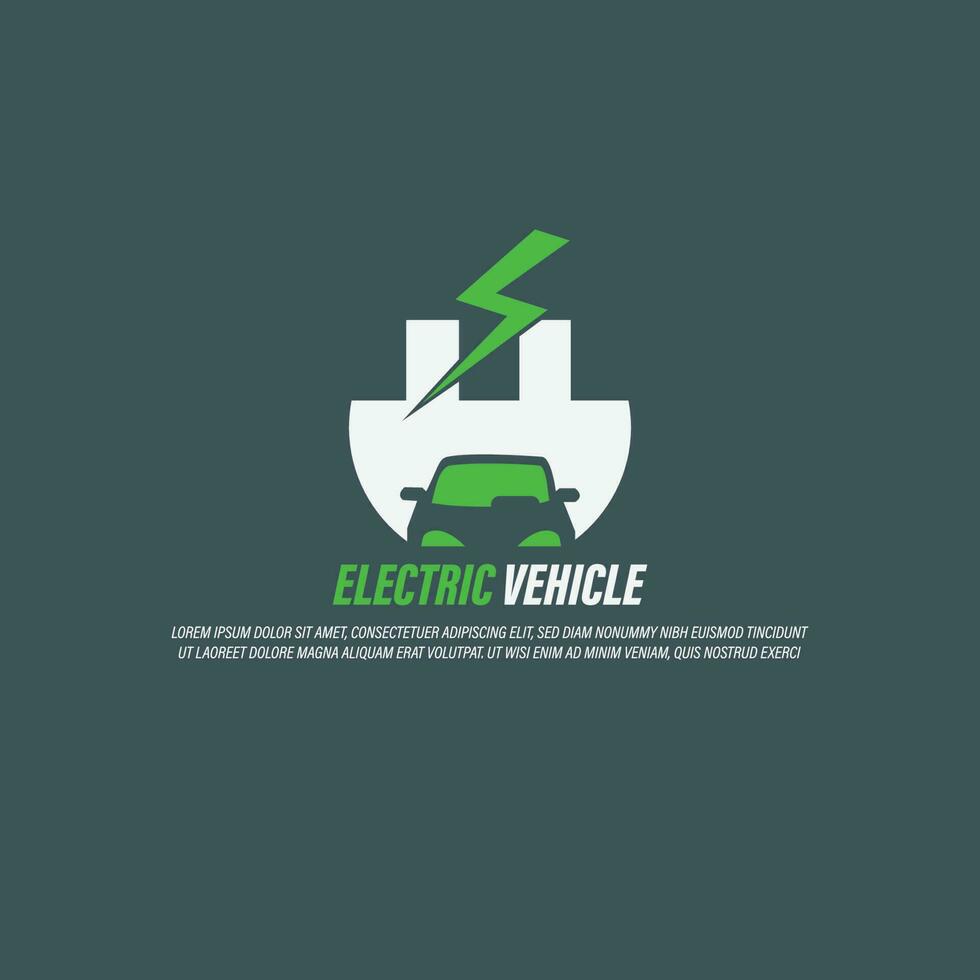 ev icoon logo vector