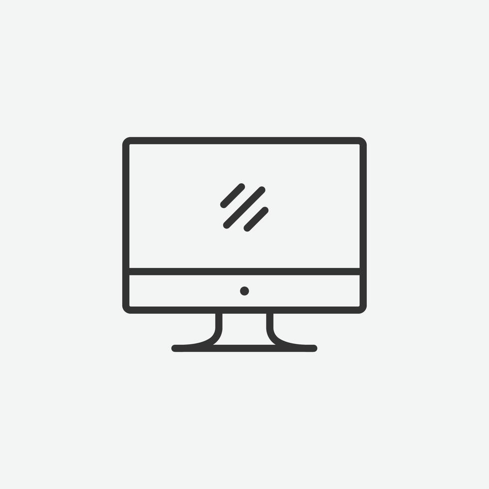 monitor pictogram. computer symbool. elektronisch teken. 2323441 - Download Free Vectors, Vector Bestanden, Ontwerpen Templates