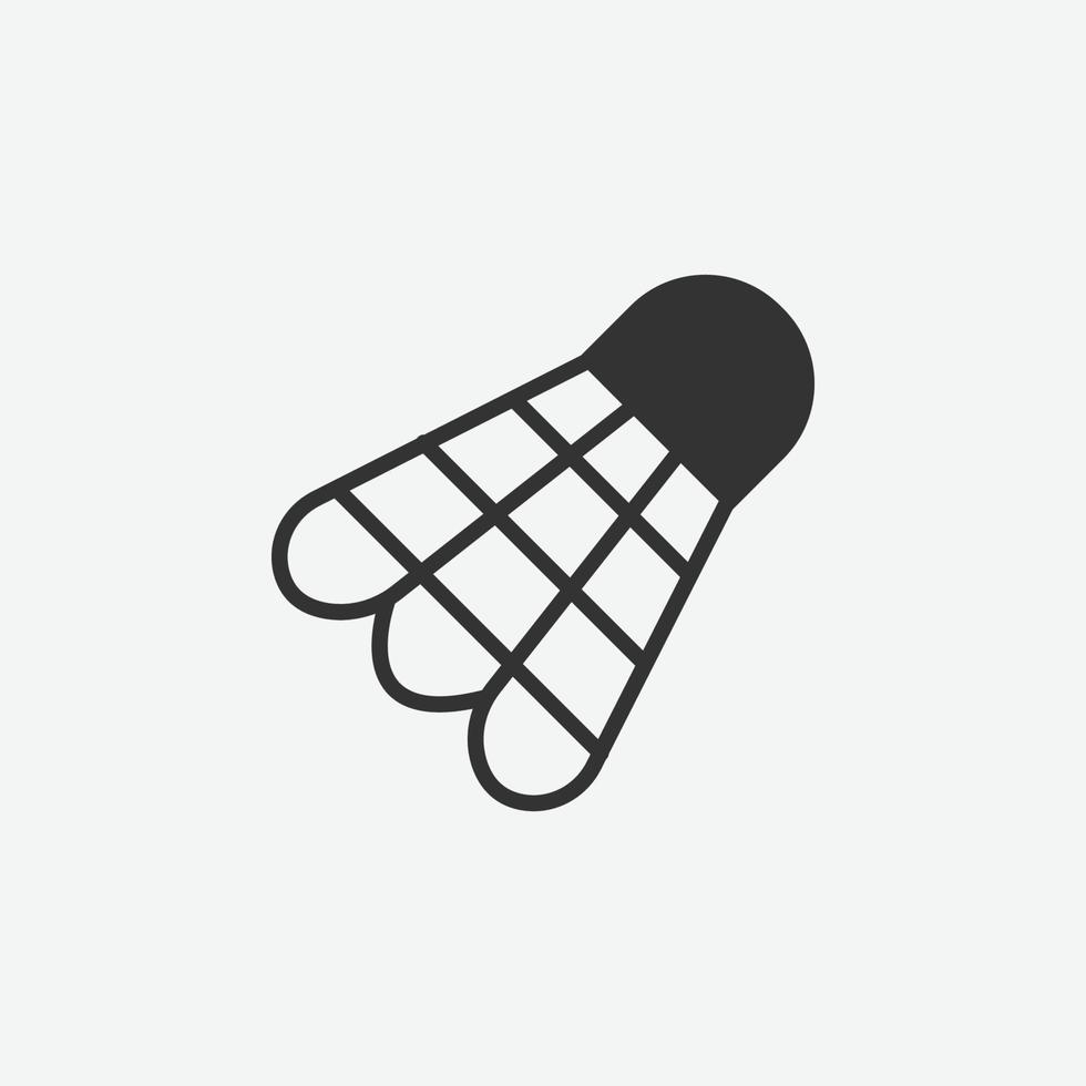 vectorillustratie van badminton bal pictogram. vector