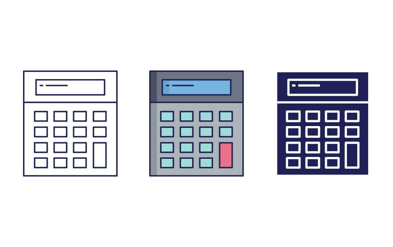 rekenmachine vector pictogram