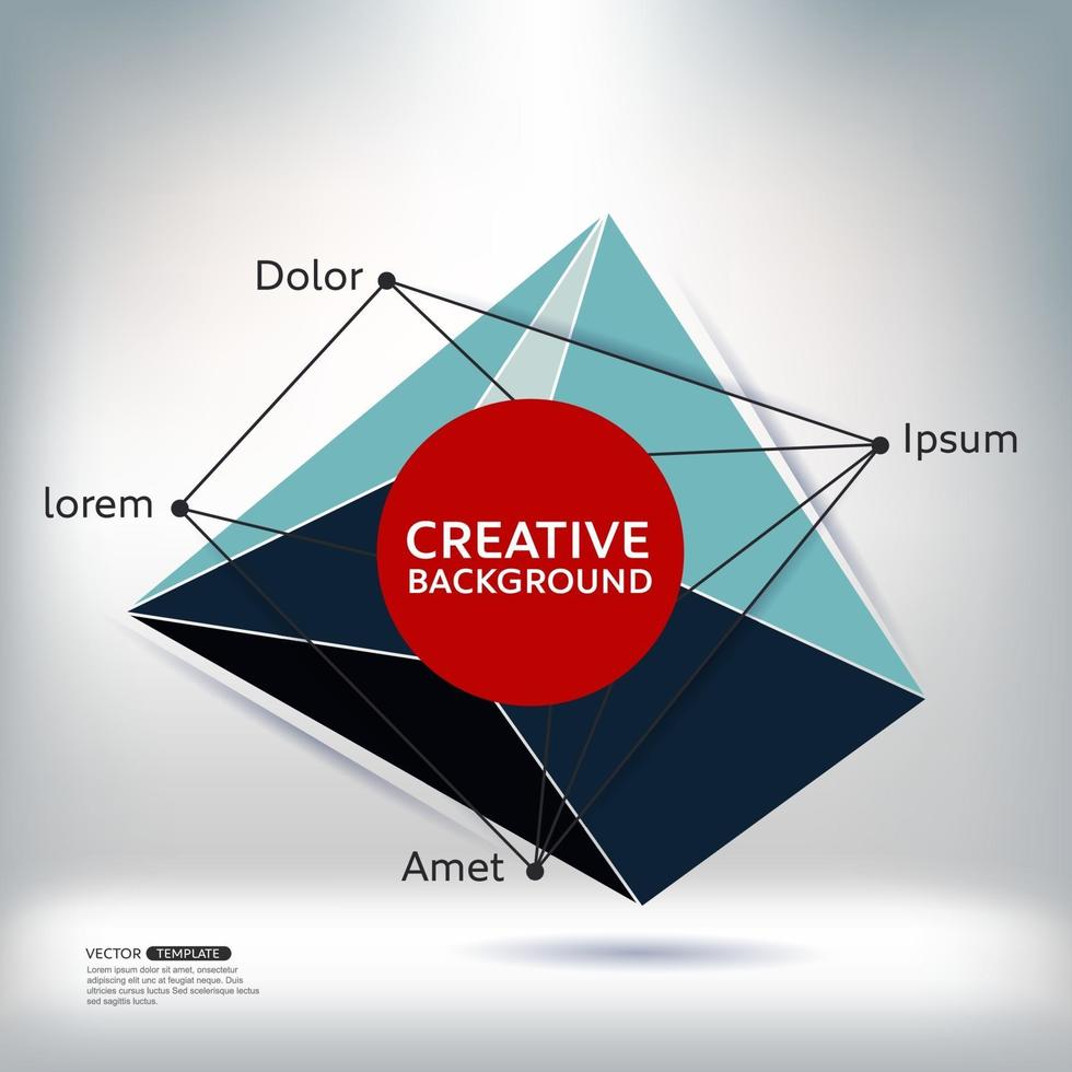 abstract achtergrondgeometrieontwerp vector