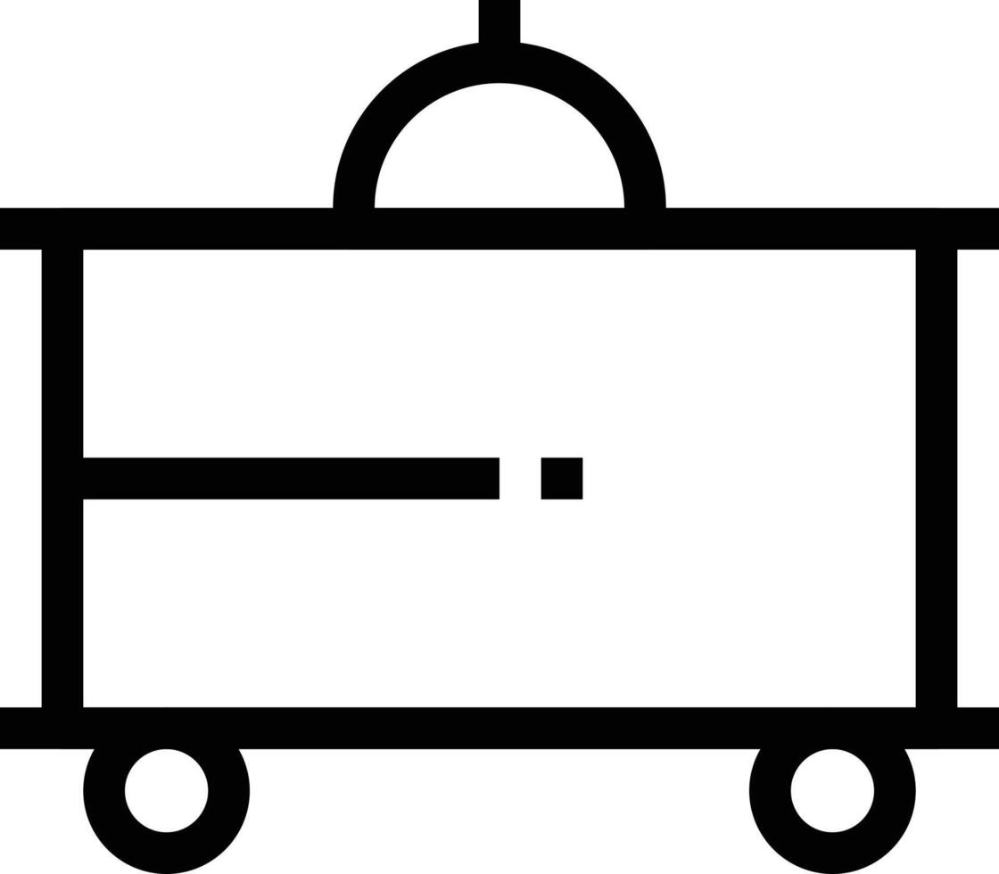 voedsel trolley vector illustratie Aan een achtergrond.premium kwaliteit symbolen.vector pictogrammen voor concept en grafisch ontwerp.