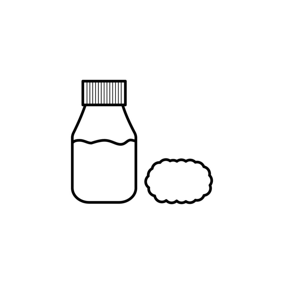 medisch alcohol vector icoon illustratie
