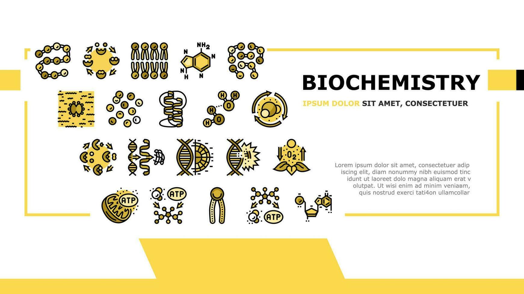 biotechnologie chemie wetenschap landen hoofd vector