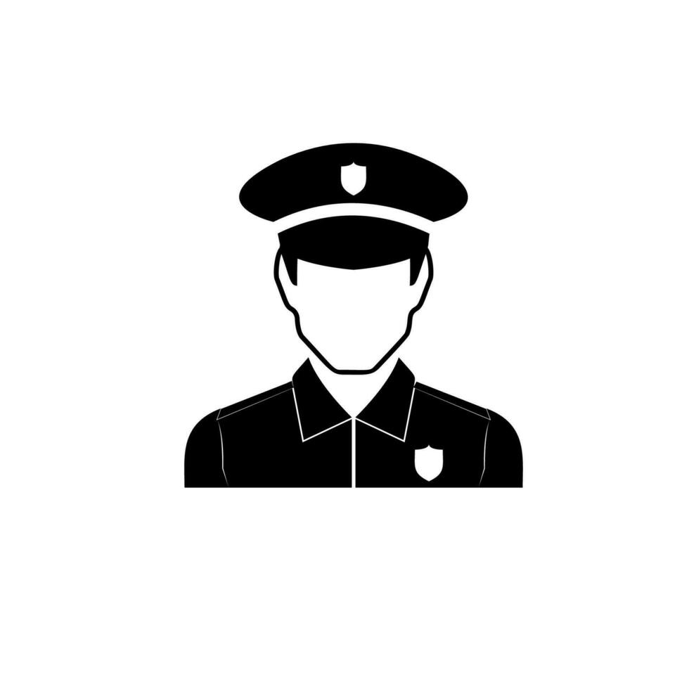 Politie vector icoon illustratie