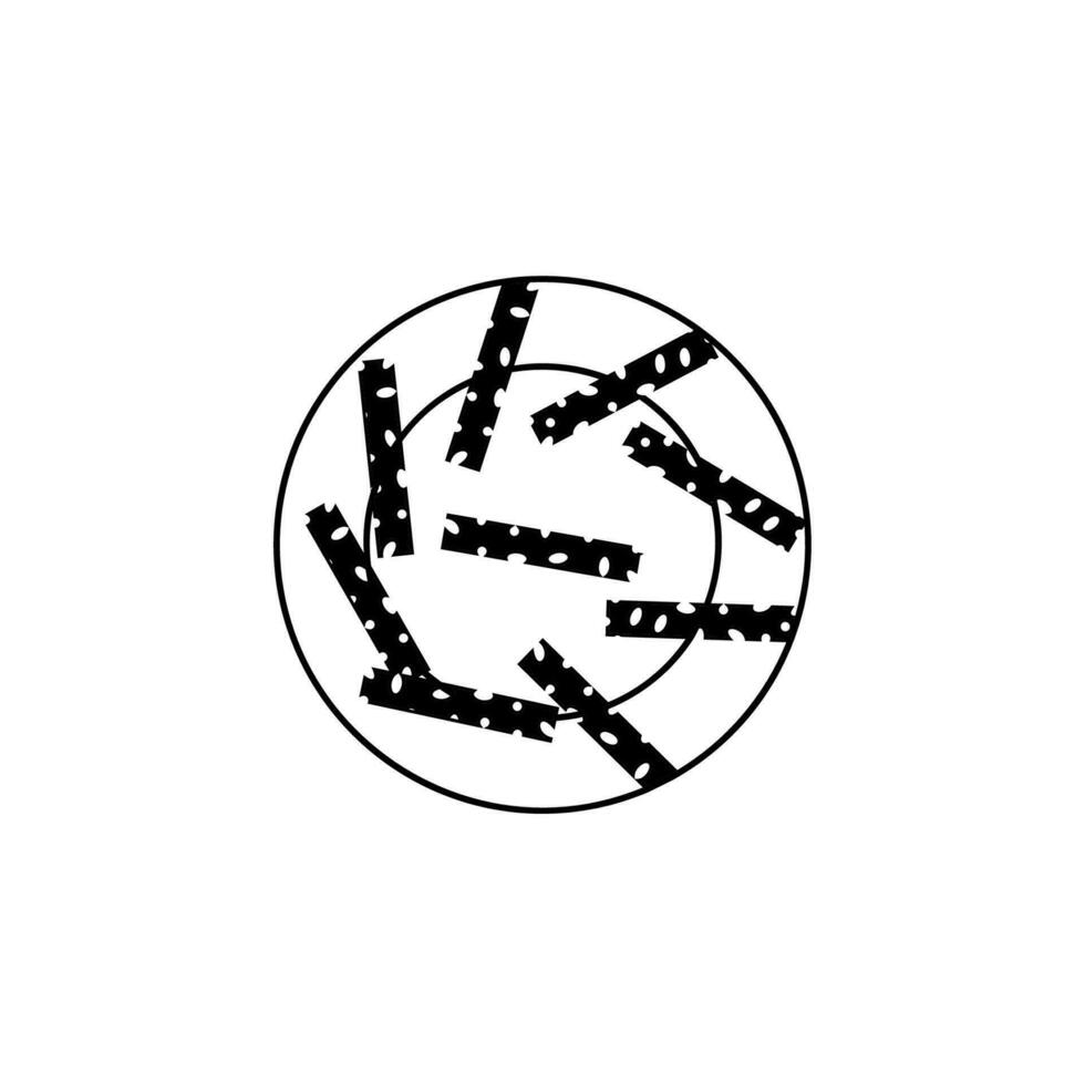brood kruimels vector icoon illustratie
