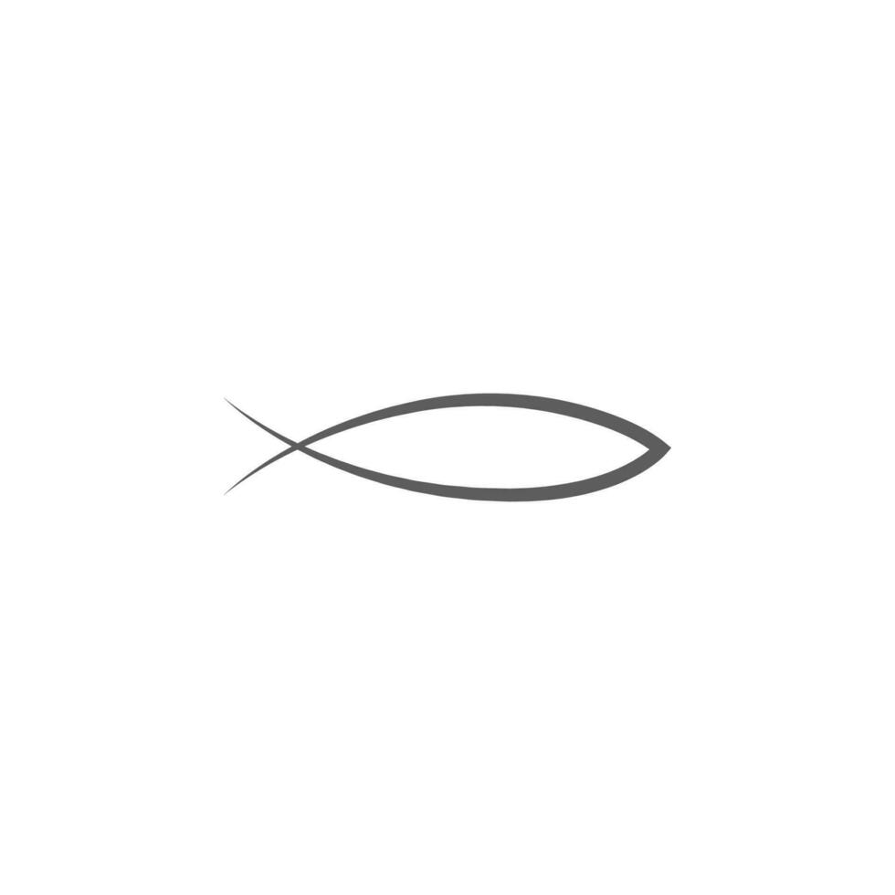 de logo van vis in Christendom vector icoon illustratie