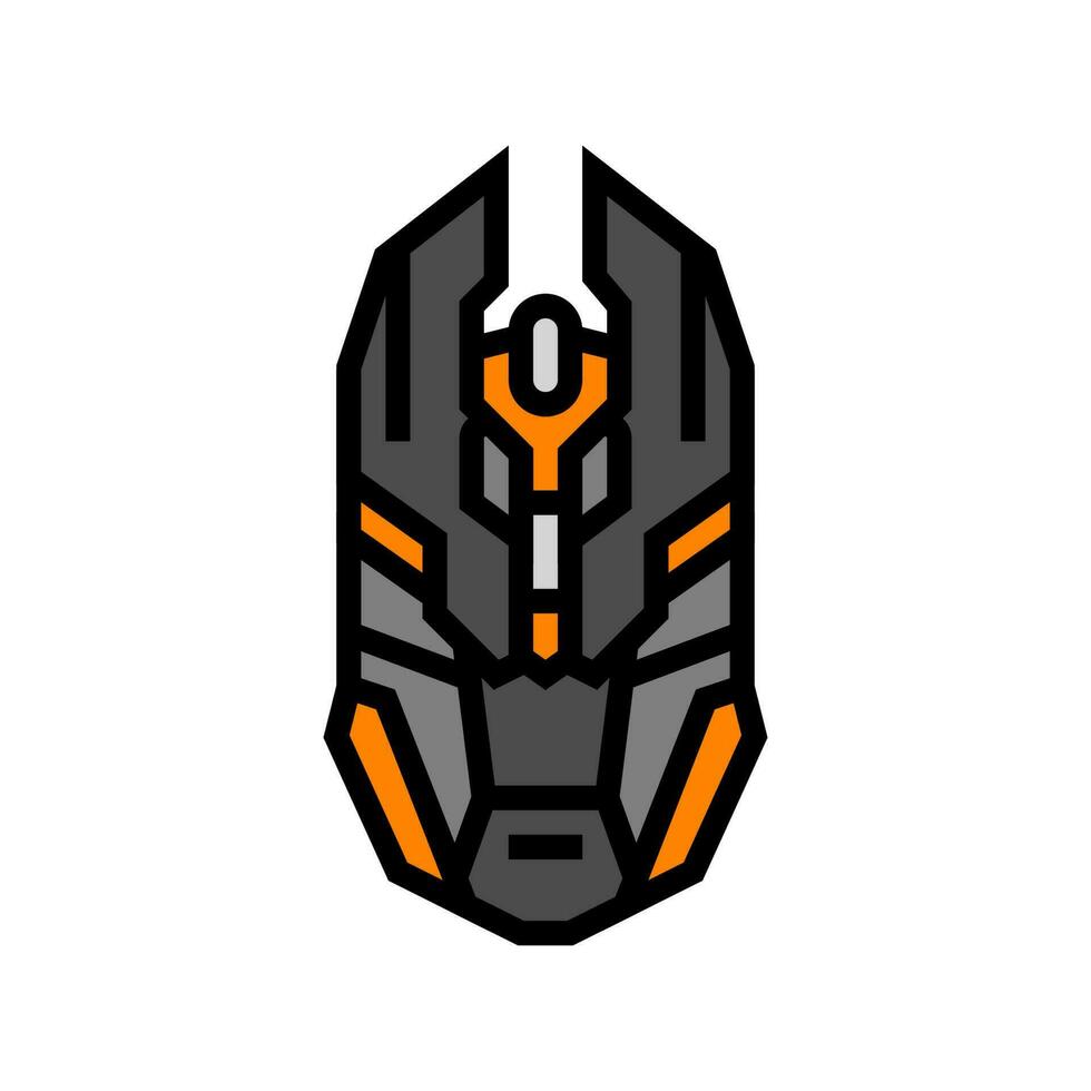 muis gaming pc kleur icoon vector illustratie