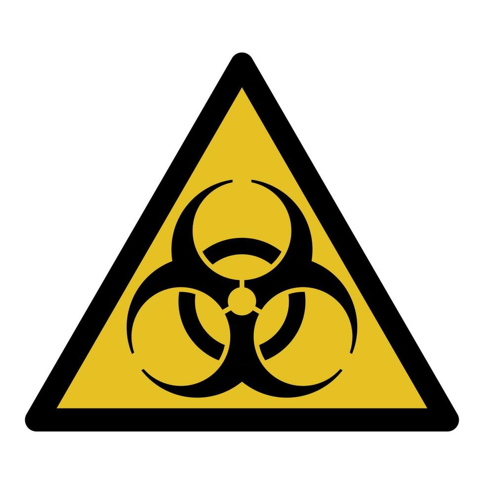 giftig bio risico veiligheid teken symbool vector