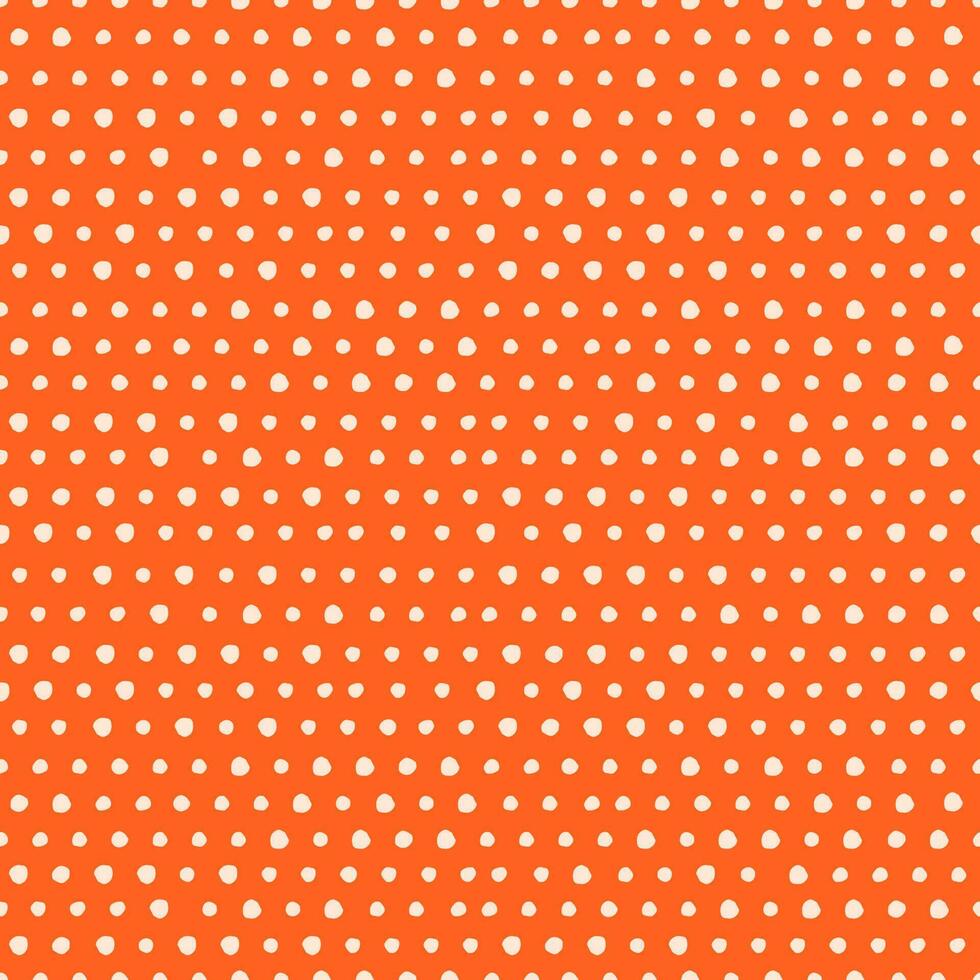 gemakkelijk en elegant polka dots patroon. naadloos vector patroon met klein hand- getrokken stippen. klassiek stippel achtergrond