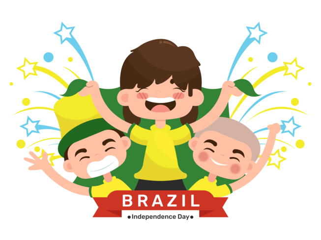 Brazilië Independence Day vector