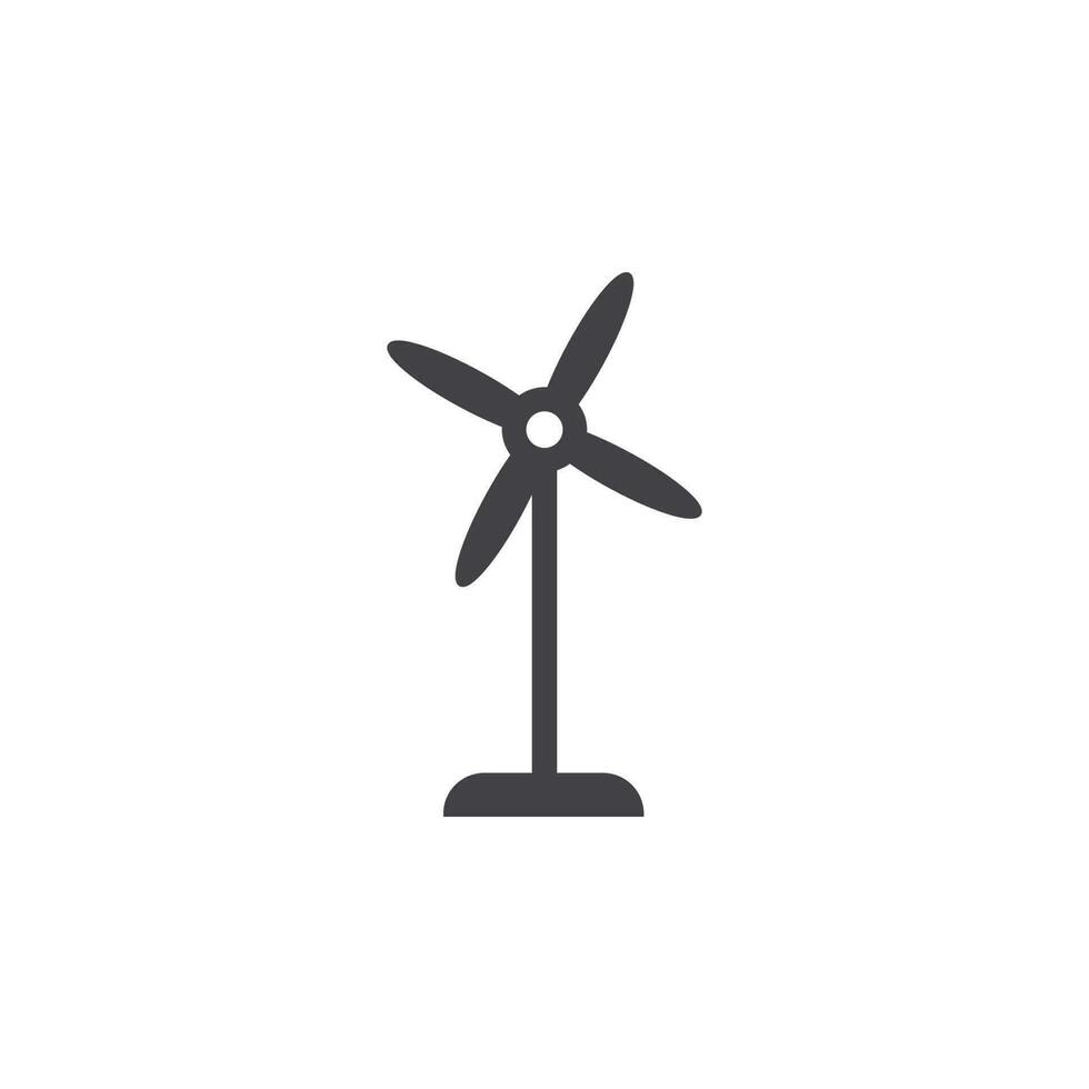 wind turbines vector icoon illustratie