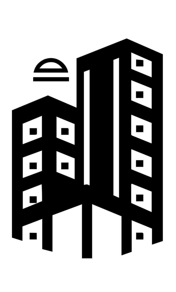 gebouwen icoon vector symbool