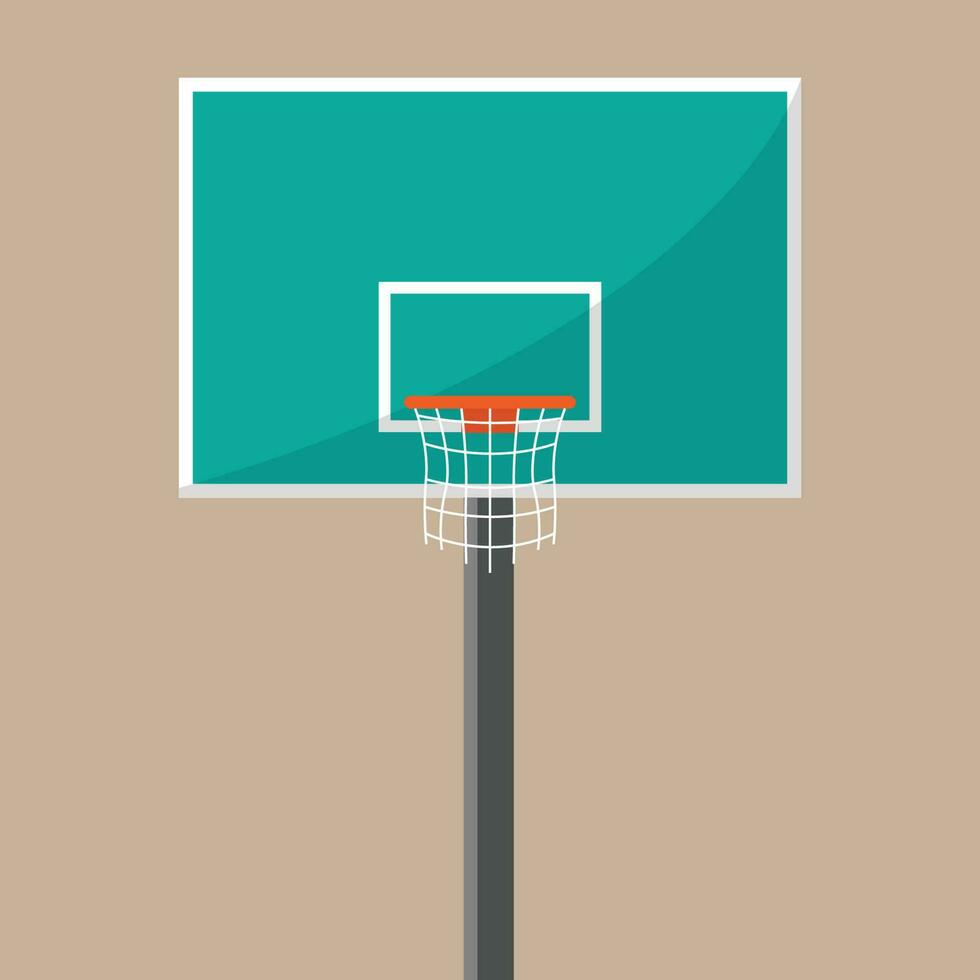 basketbal ring de illustratie vector