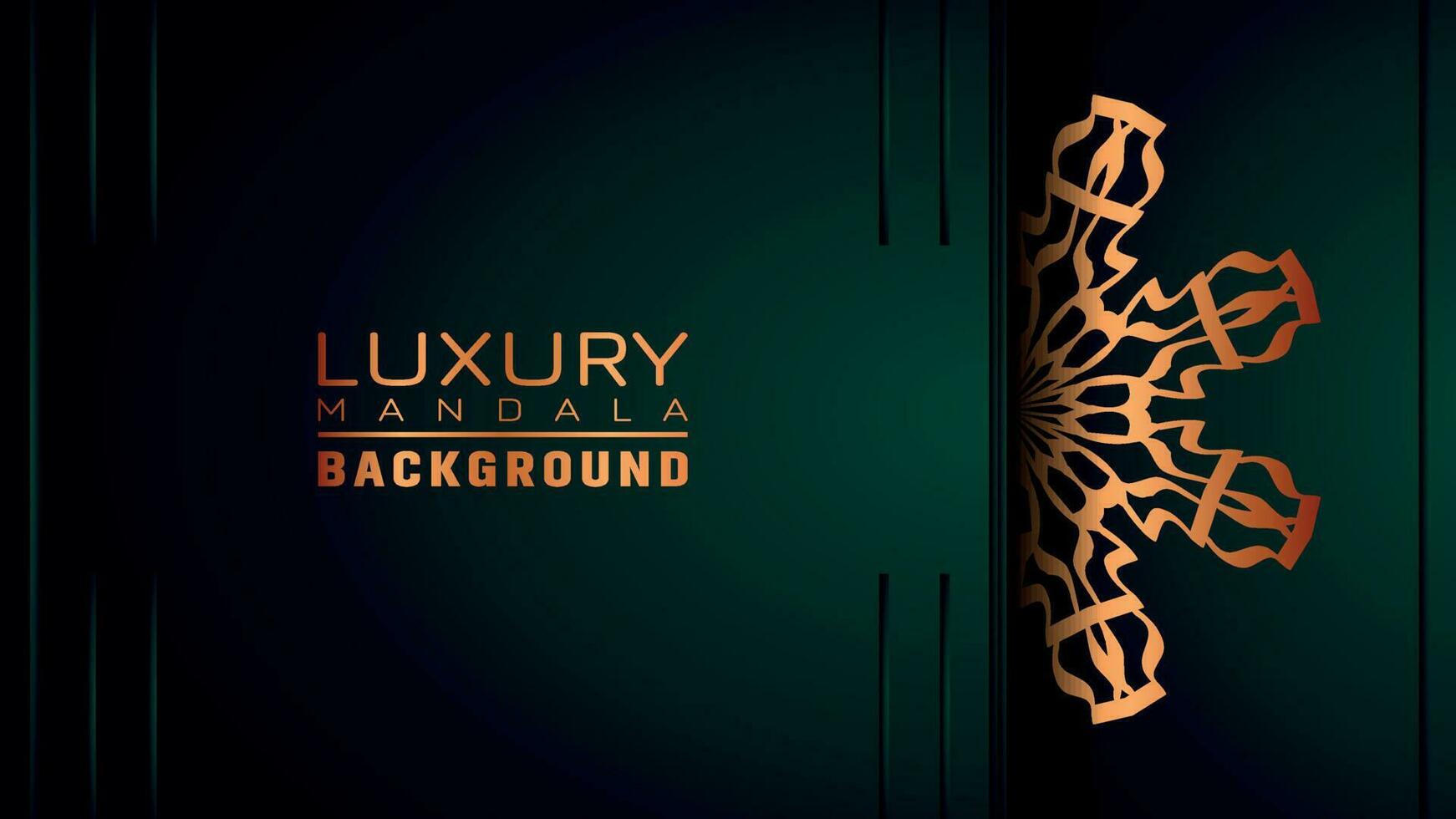 luxe mandala achtergrond sier, arabesk stijl met gouden arabesk patroon stijl. decoratief mandala ornament voor afdrukken, brochure, banier, omslag, poster, uitnodiging kaart vector