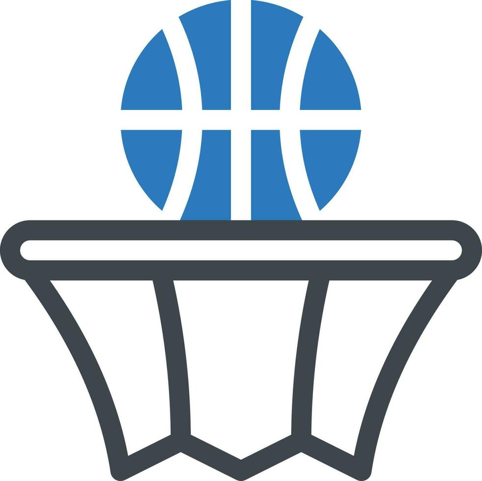 basketbal vectorillustratie op een background.premium kwaliteit symbolen.vector pictogrammen voor concept en grafisch ontwerp. vector