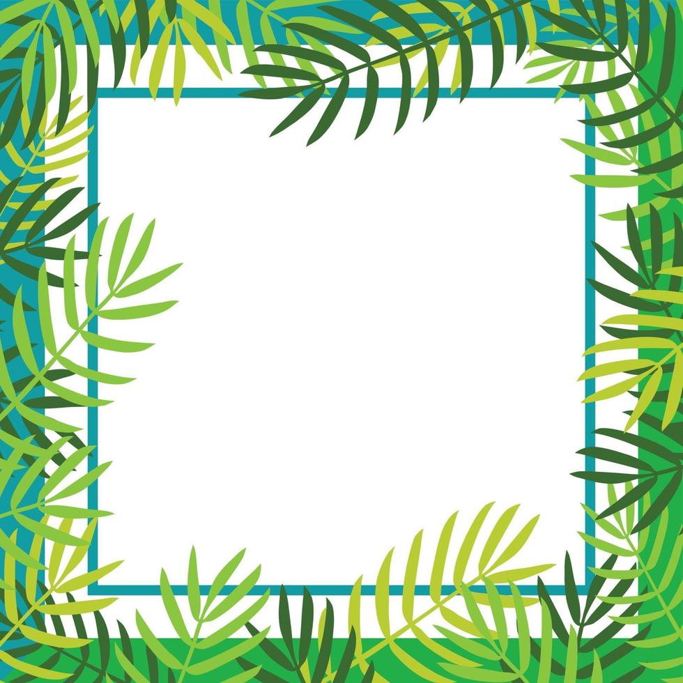 palm bladeren achtergrond vector