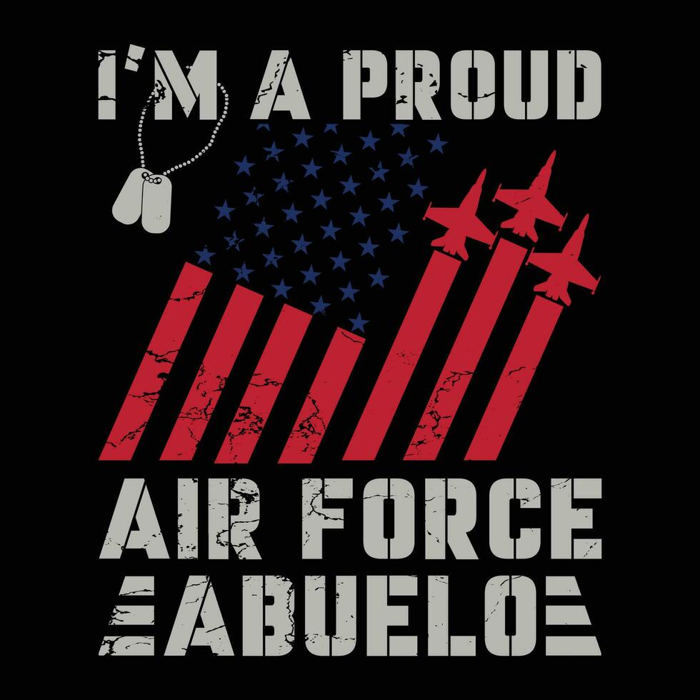 trots lucht dwingen Amerikaans vlag grappig geschenk voor vader dag vector