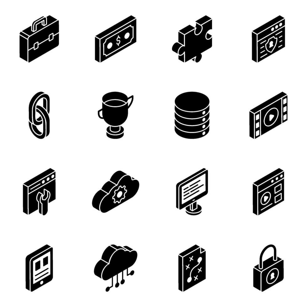 cloud computing en zaken vector