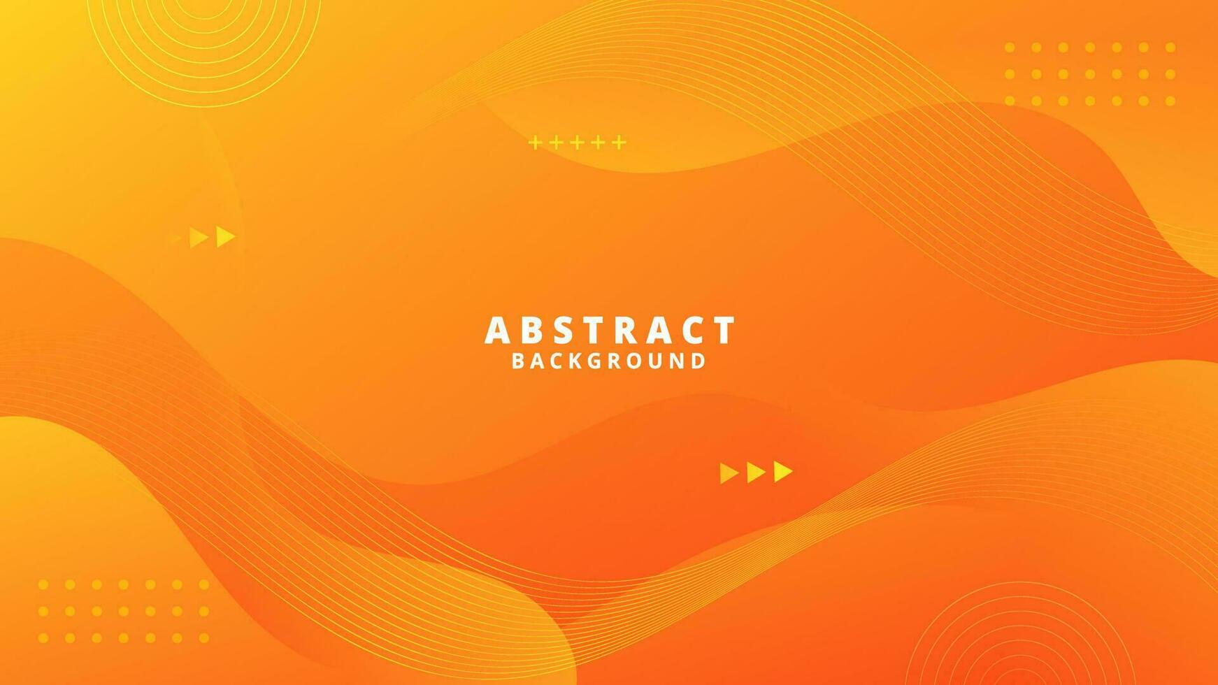 abstract helling oranje vloeistof Golf achtergrond vector