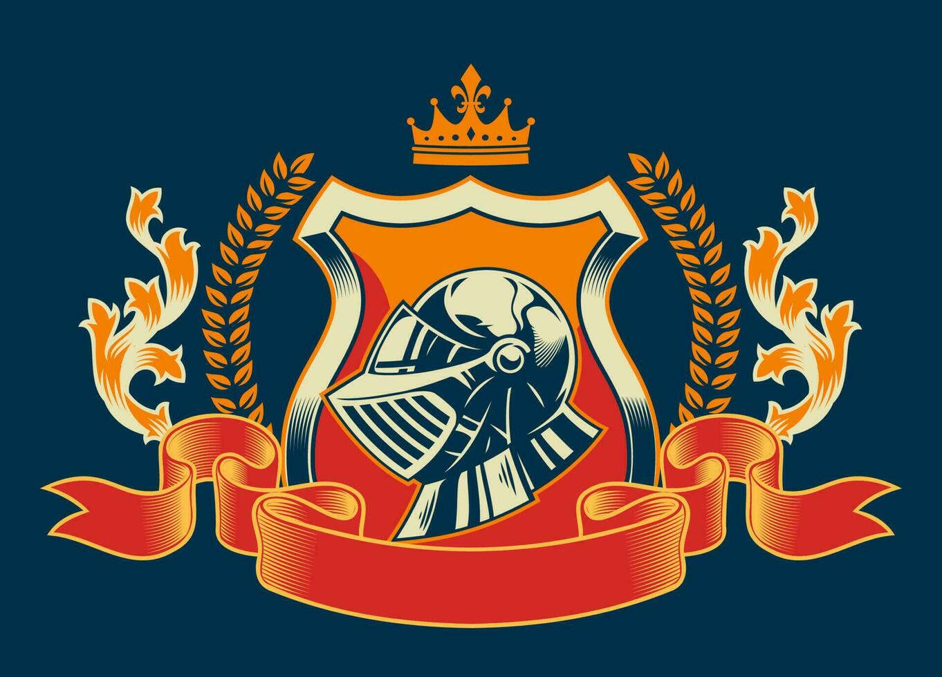 ridder overhemd kam ontwerp in wijnoogst stijl vector
