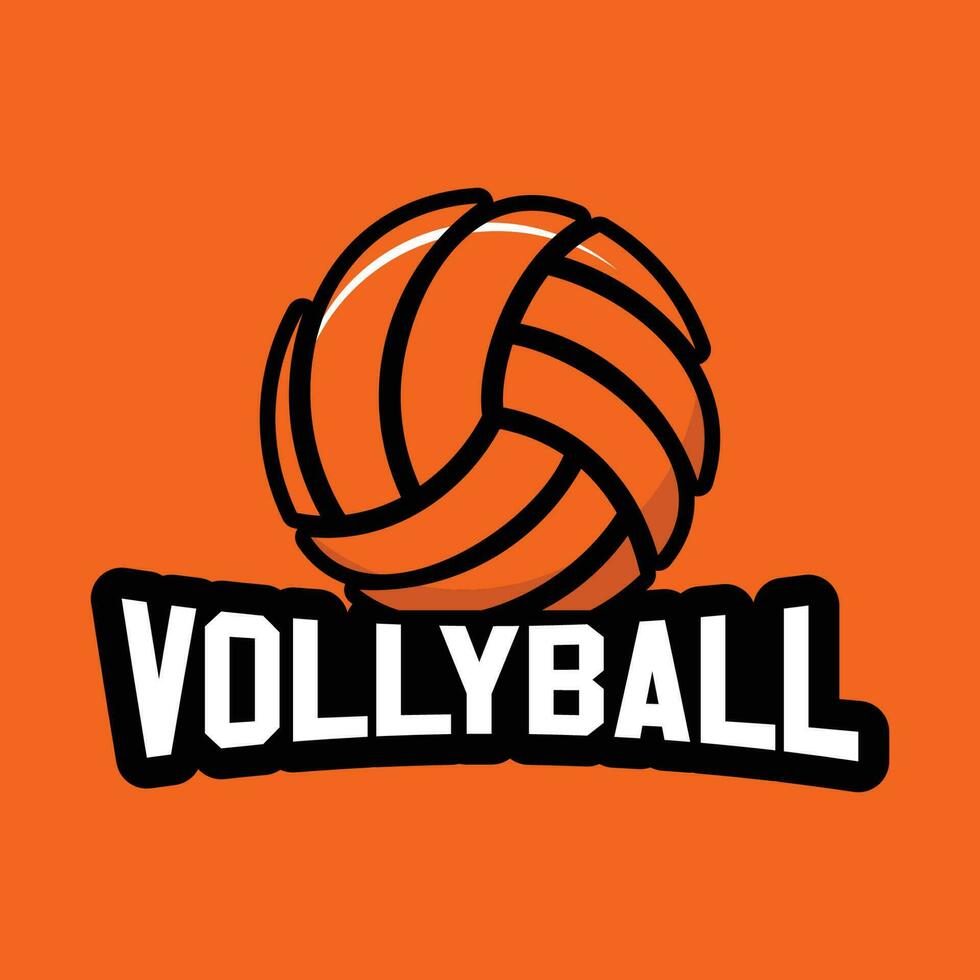 volleybal sport- vector logo ontwerp