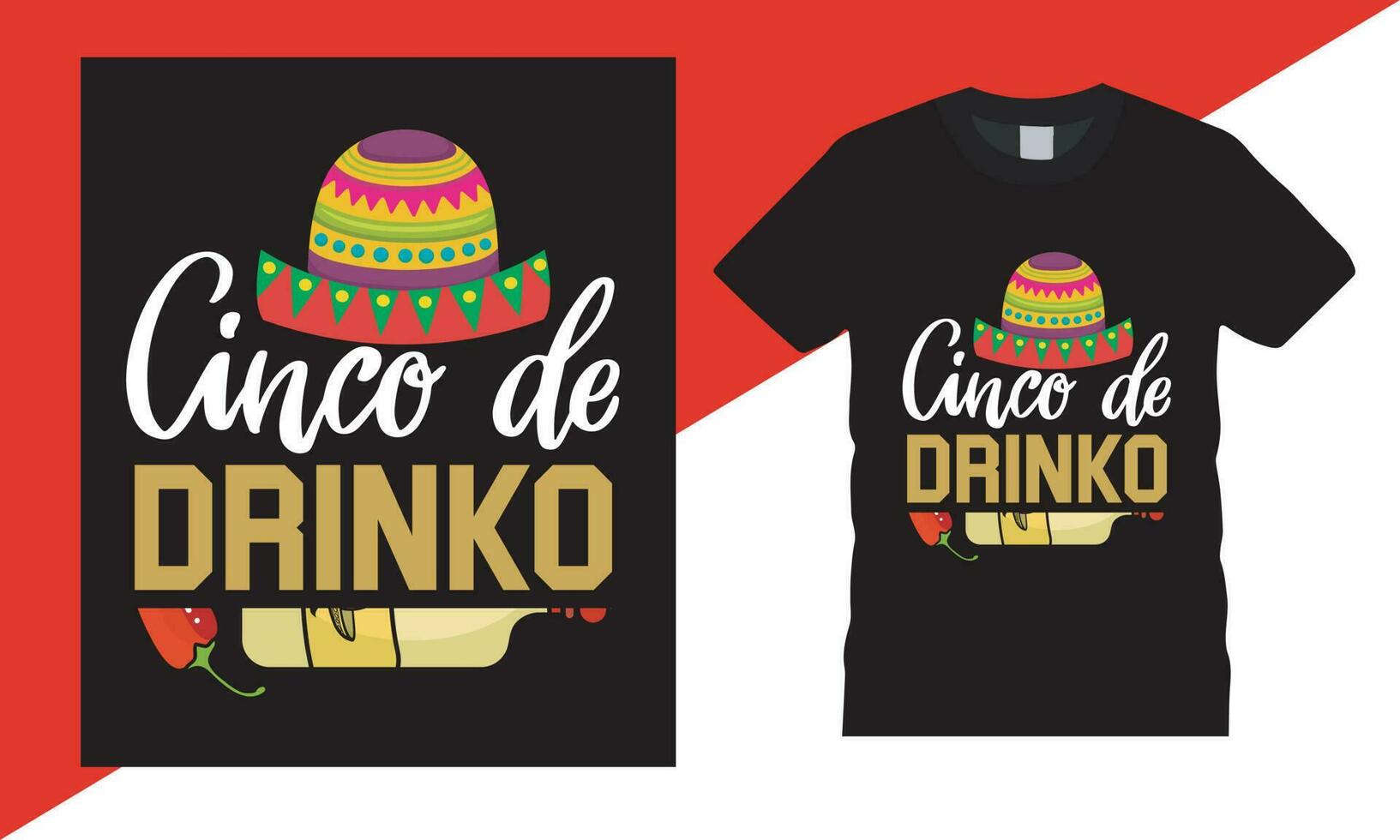 gelukkig cinco de mayo dag t-shirt ontwerp. cinco de mayo dag motiverende typografie t-shirt creatief kinderen, vector