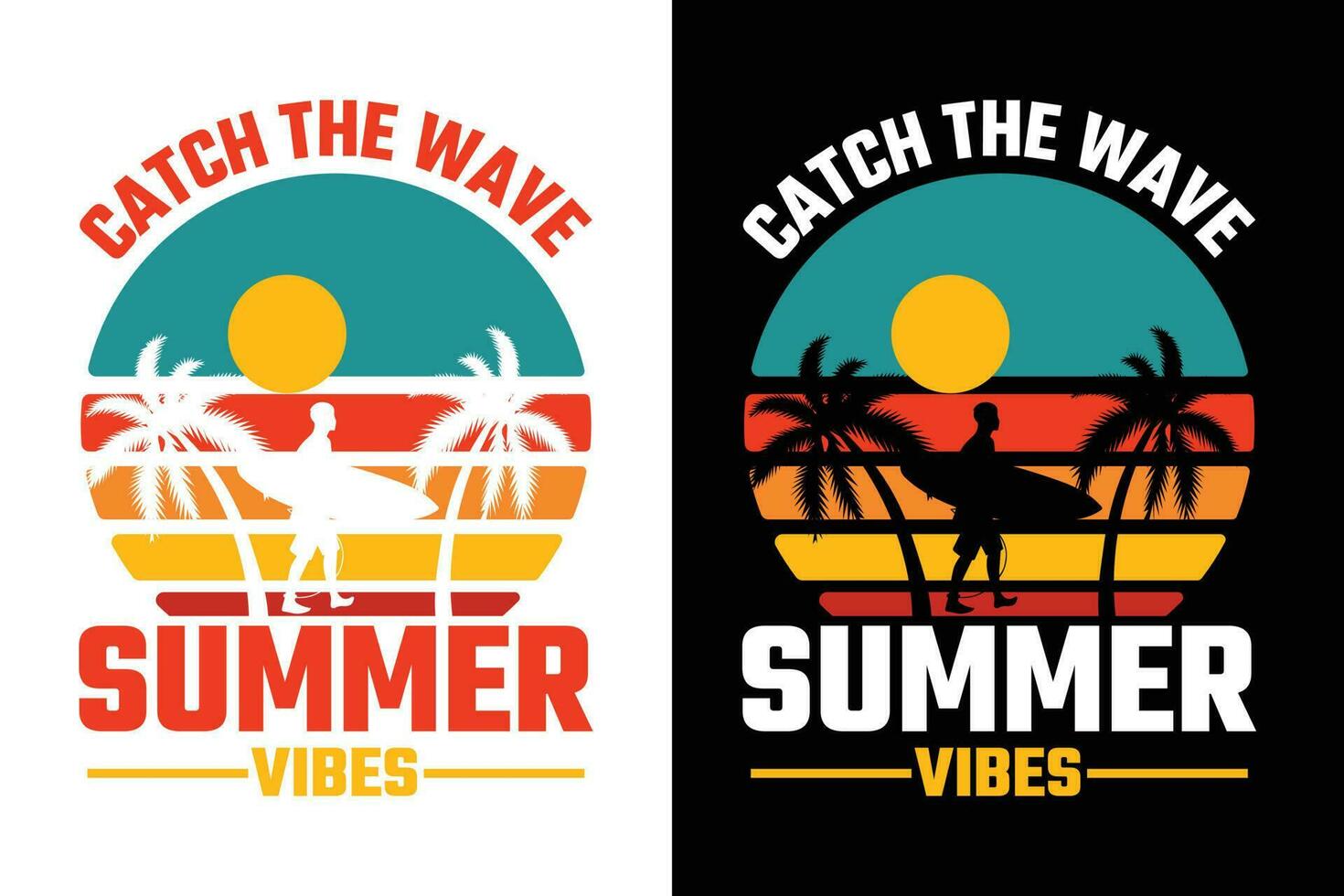 zomer t-shirt ontwerp, zomer strand vakantie t-shirts, zomer surfing t-shirt vector ontwerp