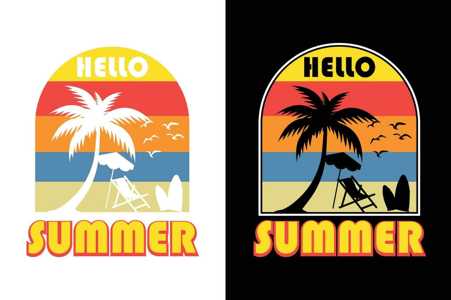 zomer t-shirt ontwerp, zomer strand vakantie t-shirts, zomer surfing t-shirt vector ontwerp