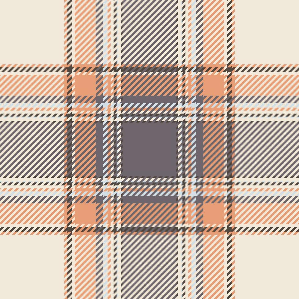 plaid controleren patroon. naadloos kleding stof textuur. Schotse ruit textiel afdrukken. vector