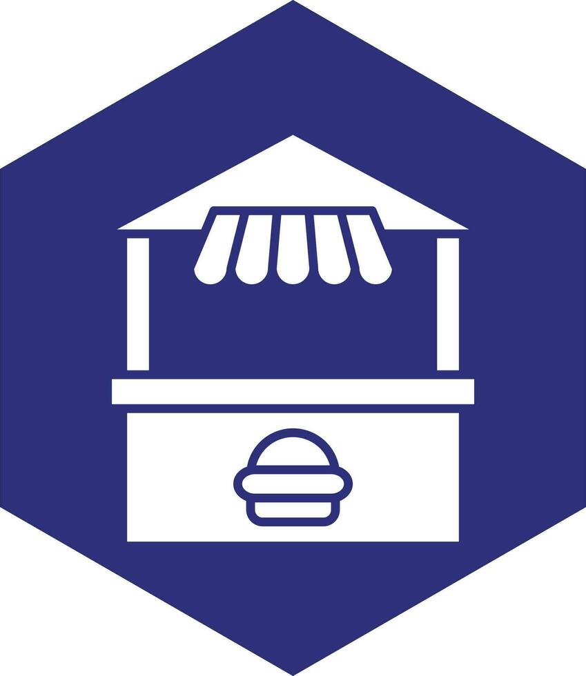 hamburger kar vector icoon ontwerp
