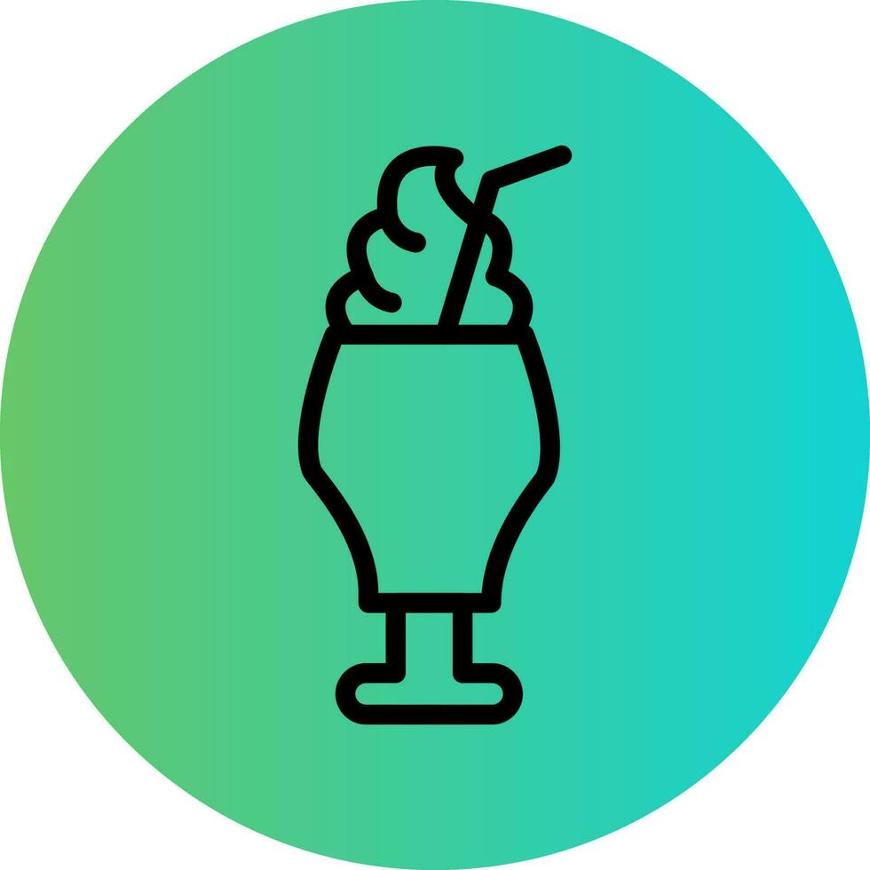 milkshake vector icoon ontwerp