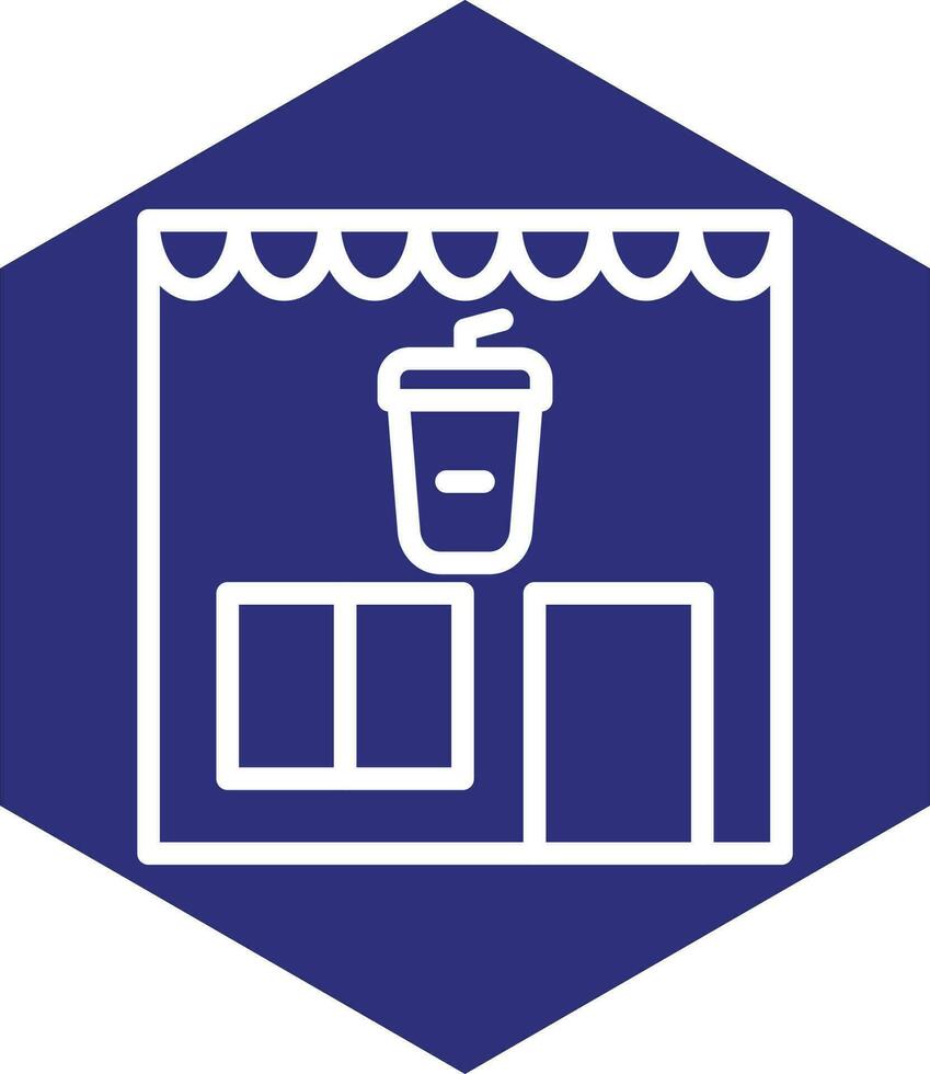 koffie winkel vector icoon ontwerp