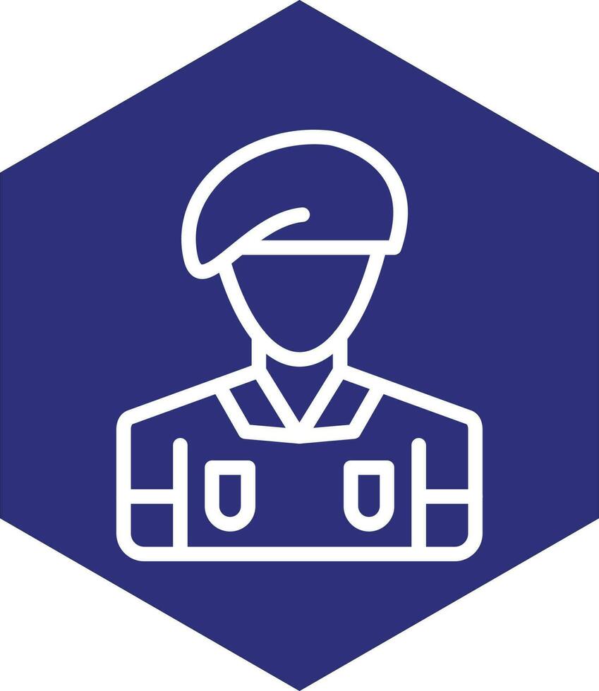 leger soldaat vector icoon ontwerp
