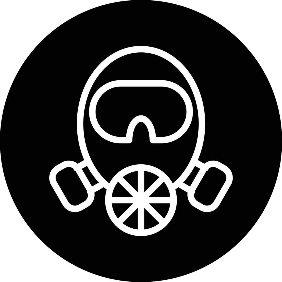 brandweerman masker vector icoon ontwerp