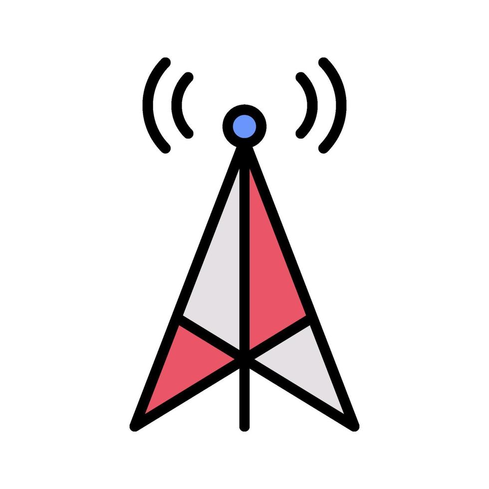 radio toren pictogram vector