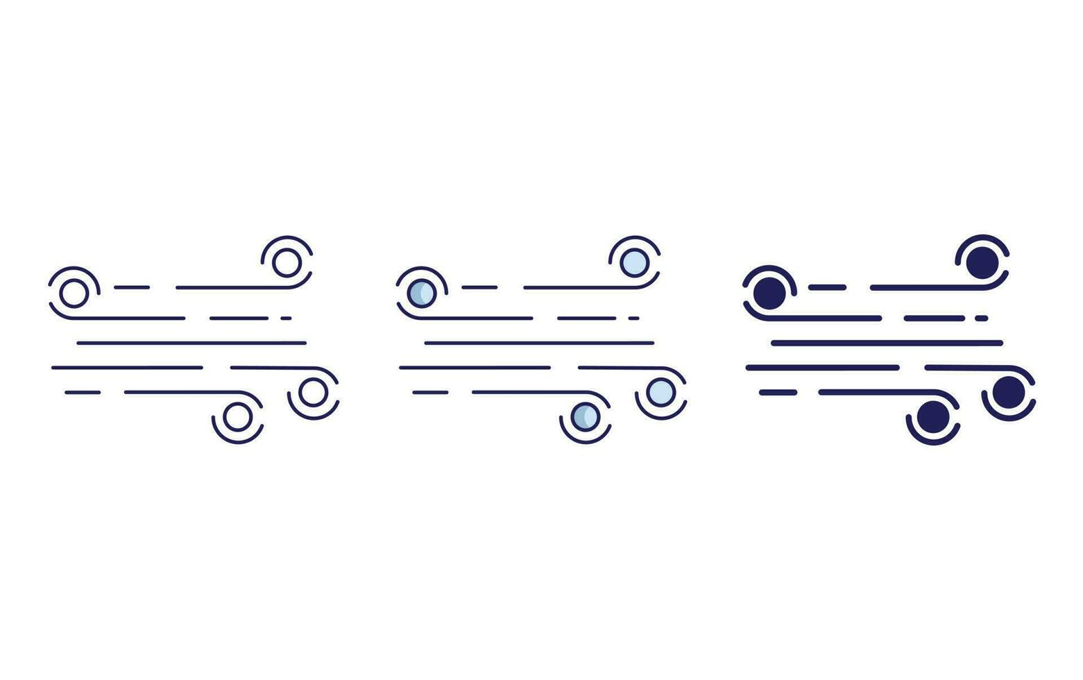 wind vector pictogram