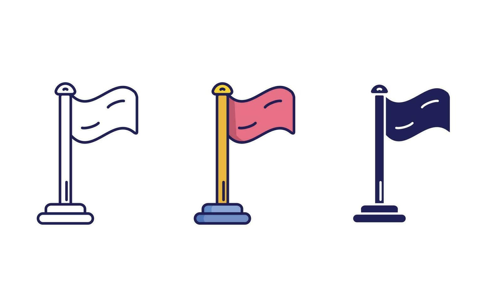 vlag vector pictogram